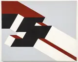 Rinaldo Paluzzi, Juego Negro/Marron, 1972, acrylic on canvas