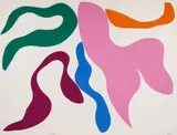 Ray Parker, Untitled Color Field Abstract, 1980, original color