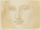 Ed Paschke, (American, 1939-2004), M.L. III (Mona Lisa Head), 1990, drawing and