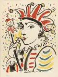 after Pablo Picasso, Carnaval (King of The Carnival), 1958, lithograph printed in colors