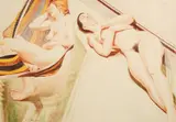 Philip Pearlstein, Two Nudes with Hammock, 1974, medium: