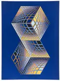 Teries, from XXieme Siecle (Benavides 288) by Victor Vasarely, 1977, screenprint on BFK Rives, offered Sep 2023