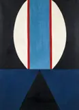 Milton G. Weiss, Equilibrium, 1968, oil on canvas