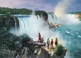 Robert Griffing, Thundering Waters, Niagara Falls, late 1700s, printed 2005, offset