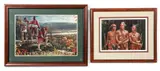 Robert Griffing, 2 prints: Brothers of the Forest, 1991, offset