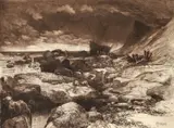 Thomas Moran, A Wreck Montauk, 1888, (Morand/Friese #56; Klackner #69), etching and mezzotint
