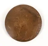 Virgil Cantini, A, 1972, bronze Roberto Clemente medal designed by Virgil Cantini. This medal is a versio