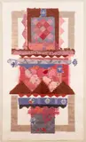 Untitled by Donna Hollen Bolmgren, Collage I, 1986, Dyed handmade paper mounted on canvas, offered Aug 2023