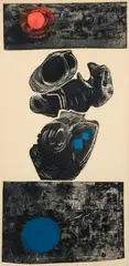 Dennis Beall, Destruction of Sodom, c. early 1960s, etching and aquatint
