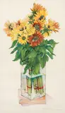 Gary Bukovnik, Sunflowers in a Vase