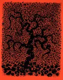 Robert Cato, (American, 1923-1999), Red Coral - from the Nantucket Series, 1970, screenprint