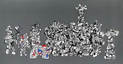 The Sarah Scaife Gallery - Opening October 26th, 1974, Carnegie Museum by Jean Dubuffet, serigraph printed in colors, offered Aug 2023