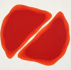 (Japanese, born 1942), #7 by Nobumitsu Fukui, 1970, serigraph printed in colors, offered Aug 2023