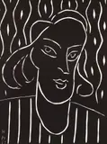 Teeny (Duthuit #723), originally 1938, this edition printed in by Henri Matisse, 1959, linocut in black ink, offered Aug 2023