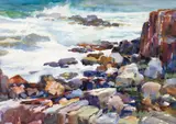 Carlton Plummer, Incoming Tide, watercolor