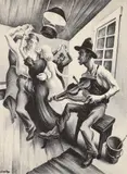 I Got a Gal on Sourwood Mountain, 1938 (Fath # 19) by Thomas Hart Benton, lithograph, offered Jun 2023