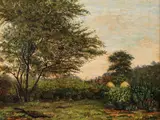 James Bonar, Summer Landscape, 1904, oil on wood panel