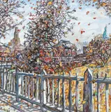 Robert Qualters, (American/Western PA, born 1934), Fall Southside