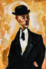 Joe is Here by Clifford Bailey, 1995, acrylic on canvas, offered Jun 2023