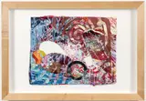 Sam Gilliam, Manet, 1998, mixed media, relief print with extensive sewing and collage elements, from the