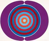 Kyohei Inukai, (Japanese American, 1913-1985), Force Fields, 1970, silkscreen on wove paper, pencil