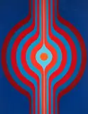 Kyohei Inukai, (Japanese American, 1913-1985), Orange Ete, 1970, silkscreen on wove paper, pencil