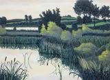 Gordon Mortensen, October Sunset, 1981, color reduction