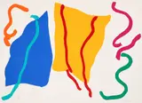 Ray Parker, Untitled Color Field Abstract, c.1980, original color
