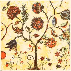 Dan Rizzie, Flowering Tree, 1998, lithograph printed in colors