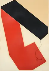 Dimensions No. 32, 1968, color by Jack Sonnenberg, aquatint and string, offered Jun 2023