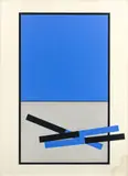 Jesús Rafael Soto, Vibrations I, 1969, serigraph printed in colors