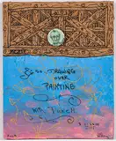 William T. Wiley, Drawing Over Painting With Punch