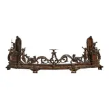 Neoclassical Style, Untitled, bronze figural fender