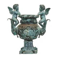 Untitled by Belle Epoque Style, bronze garden urn, offered May 2026
