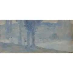 Constant Montald, Bathers (appears to be a study), mixed media on canvas board, [approximate dimensions -