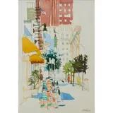 Dong Kingman, "Maiden Lane,"