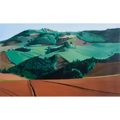 Steven Bigler, "Hills Near Urbino", 1992, oil on canvas, [approximate dimensions -