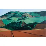 Steven Bigler, "Hills Near Urbino", 1992, oil on canvas, [approximate dimensions -