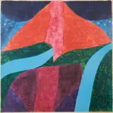 Carol Summers, "Road to Ketchikan,", woodcut on paper, [approximate dimensions -