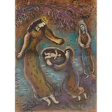 Marc Chagall, "Pharaoh's Daughter" from "The Story of Exodus", color, lithograph; [approximate dimensions -