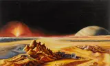 Clay Powers, Leiden, oil on panel, 1983