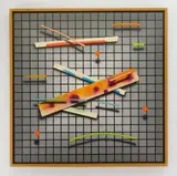 Joseph Ramsauer, Square 8, oil on canvas, 1986