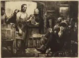 George Bellows, The Jury (Mason 17 iii/III), lithograph, 1916, estate