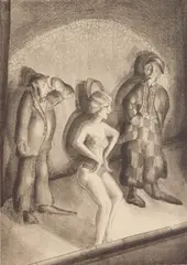 Edith Bry, Vaudeville Act, lithograph