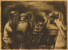 Edward Ferguson, 4:10 am, lithograph, 1937