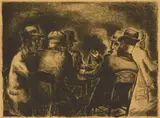 Edward Ferguson, 4:10 am, lithograph, 1937