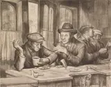 Charles Wheeler Locke, Hole in the Wall, lithograph