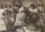 Lewis W. Rubenstein, Macumba, lithograph, c. 1940-45