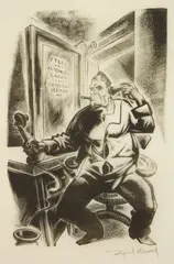 Lynd Ward, The Tycoon wood, engraving, 1937