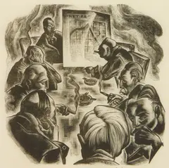 Lynd Ward, The Board Meeting wood, engraving, 1937